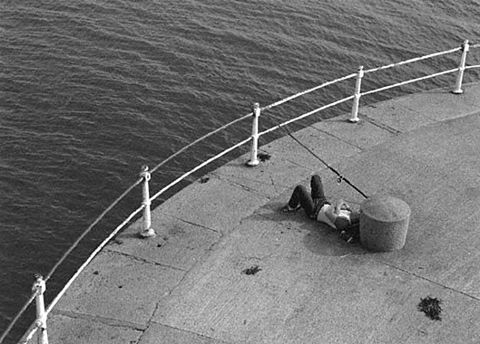 An interesting form of fishing found at Jersey 1992